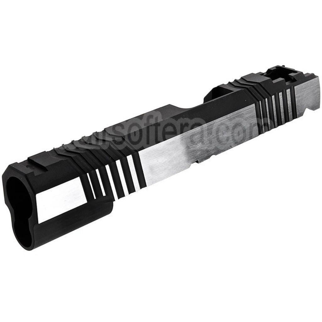GK Tactical Aluminium SV Standard Glissière avec Buse Boîtier Recul Ressort Plug Convient pour Tokyo Marui Hi-Capa 1911 Série GBB Pistolet Airsoft