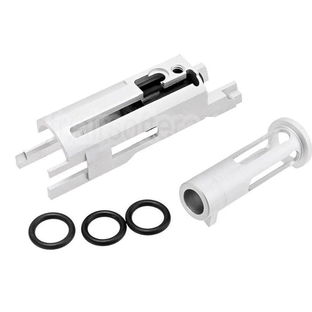 GK Tactical Aluminium SV Standard Glissière avec Buse Boîtier Recul Ressort Plug Convient pour Tokyo Marui Hi-Capa 1911 Série GBB Pistolet Airsoft