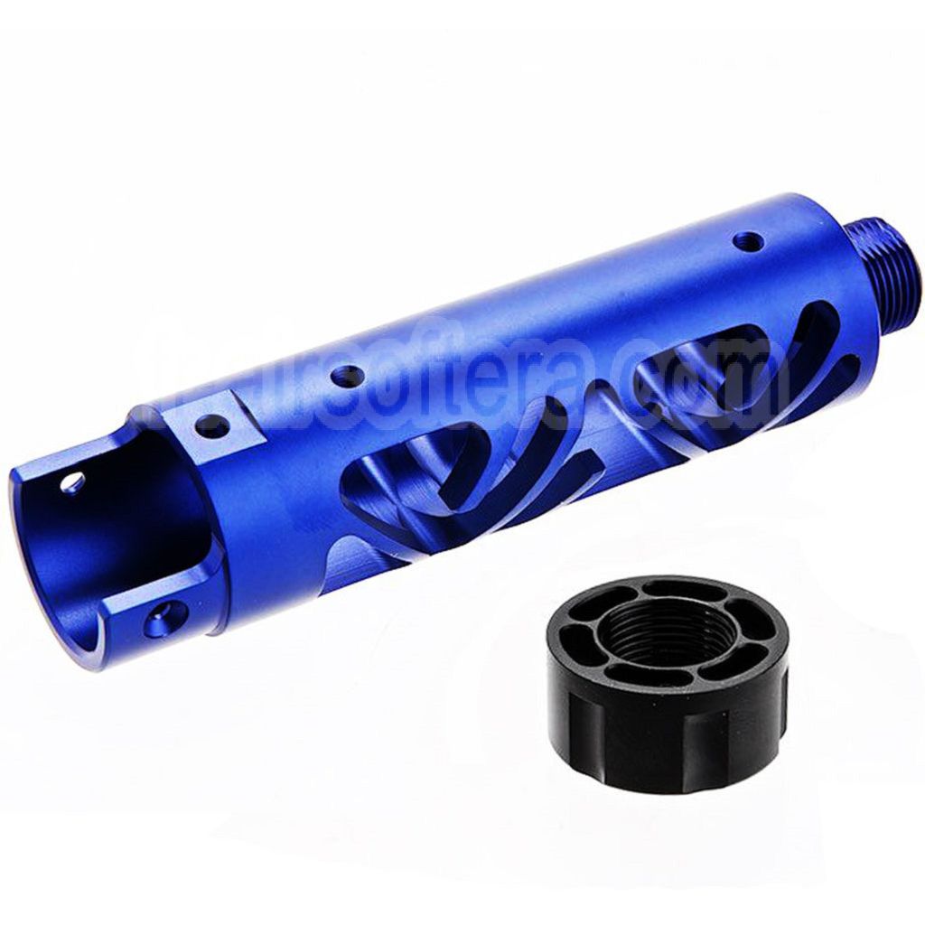 Narcos Airsoft CNC Aluminum Avant Canon Kit (Type 6) Convient pour Action Army AAP01 Série GBB Pistolet