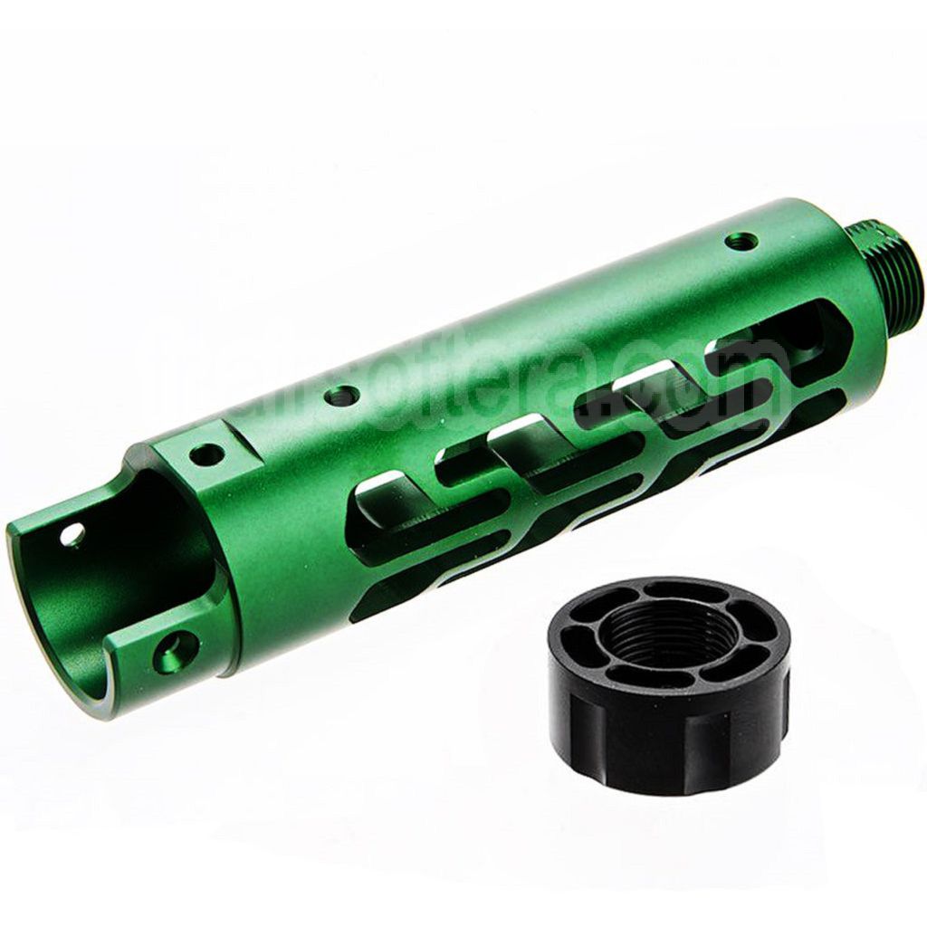 Narcos Airsoft CNC Aluminum Avant Canon Kit (Type 7) Convient pour Action Army AAP01 Série GBB Pistolet