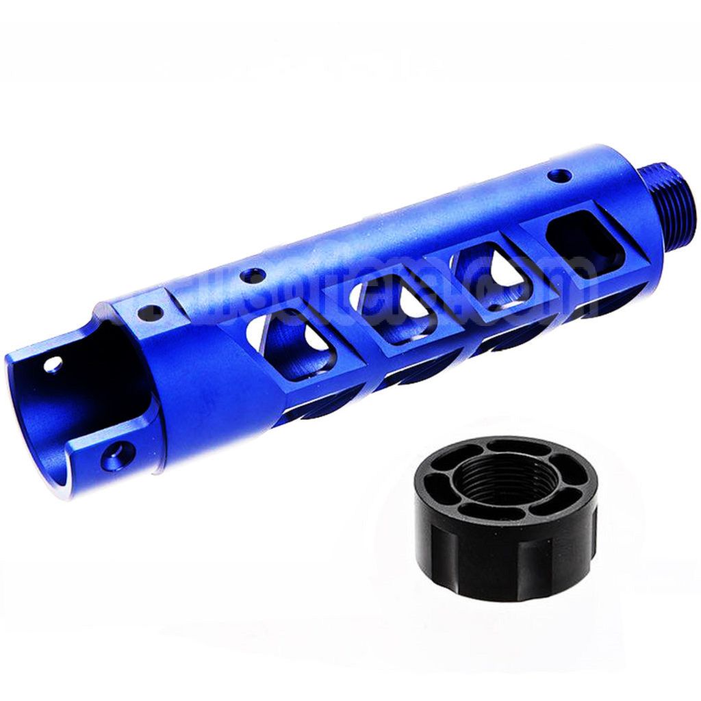 Narcos Airsoft CNC Aluminum Avant Canon Kit (Type 8) Convient pour Action Army AAP01 Série GBB Pistolet