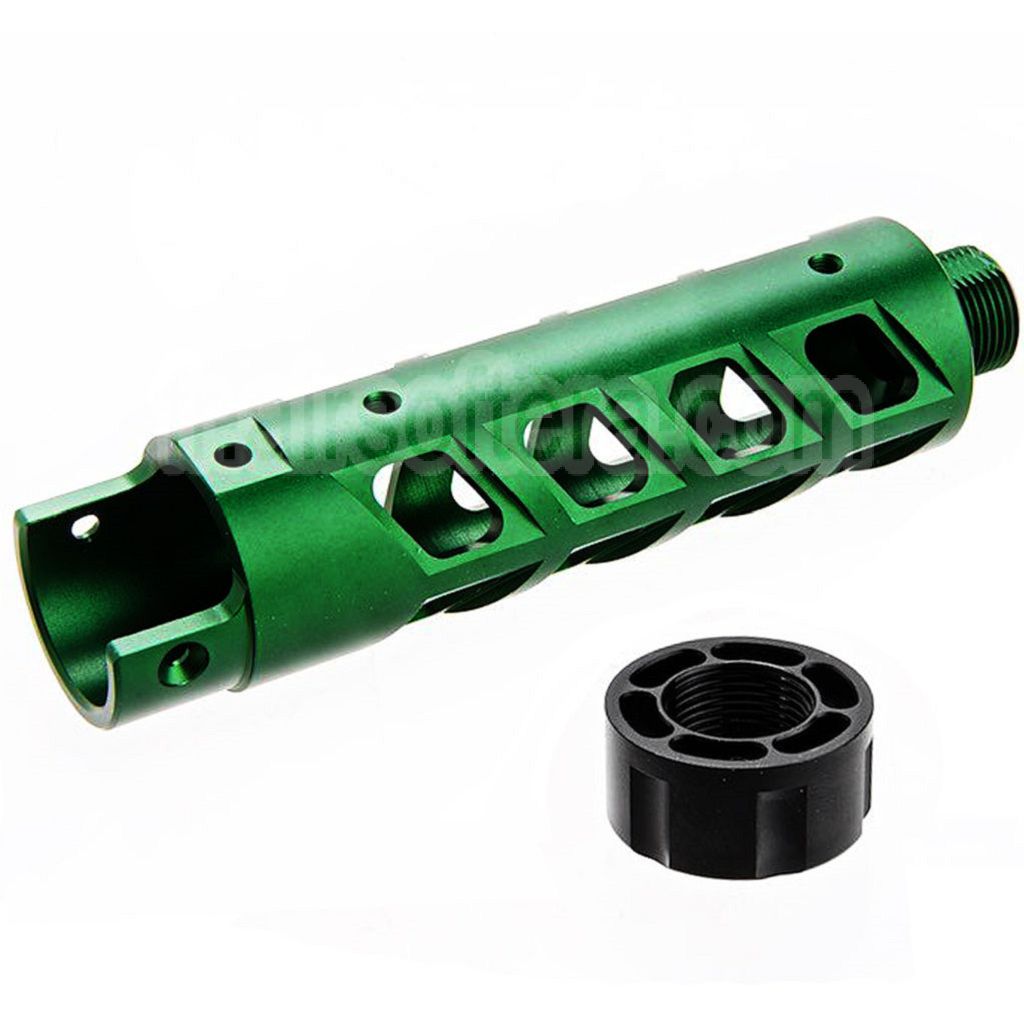 Narcos Airsoft CNC Aluminum Avant Canon Kit (Type 8) Convient pour Action Army AAP01 Série GBB Pistolet