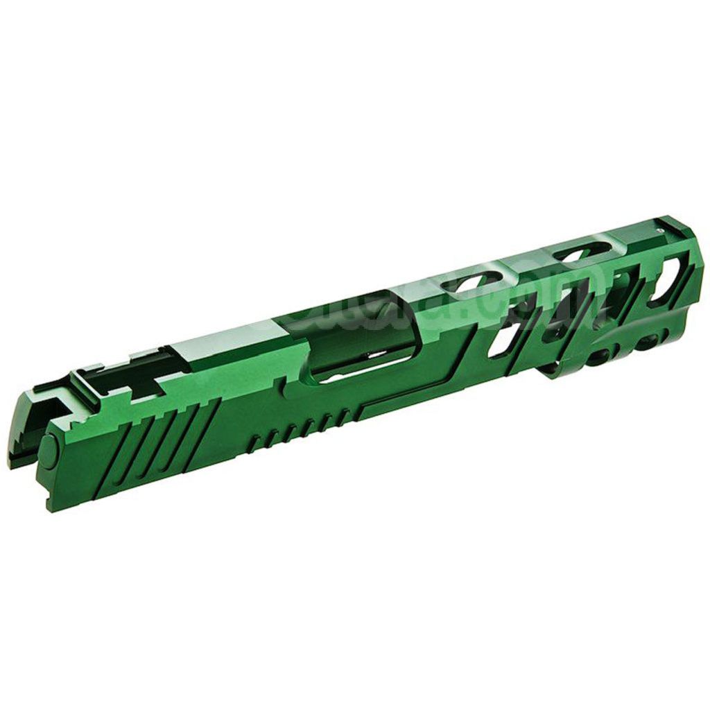 Narcos Airsoft CNC Aluminium Glissière Phantom Convient pour Tokyo Marui Hi-Capa 5.1 Série GBB Pistolet