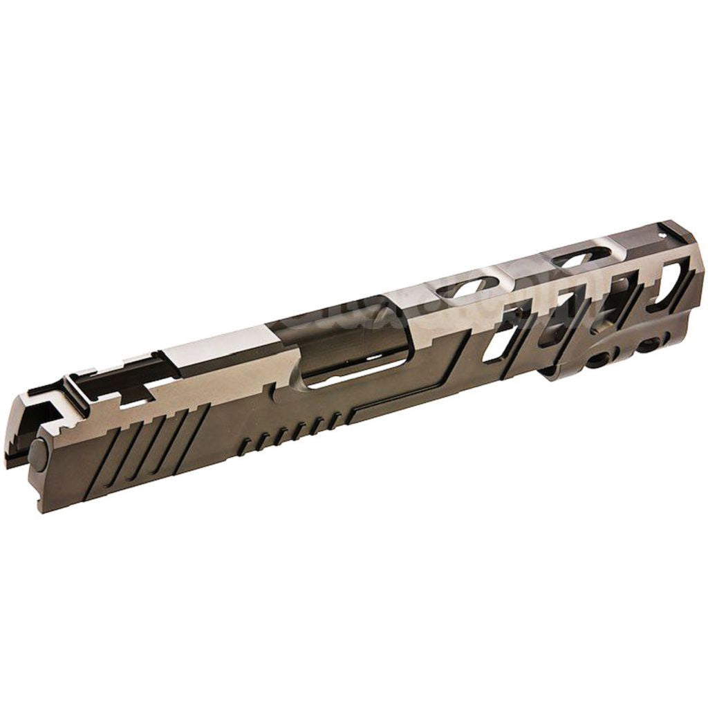 Narcos Airsoft CNC Aluminium Glissière Phantom Convient pour Tokyo Marui Hi-Capa 5.1 Série GBB Pistolet