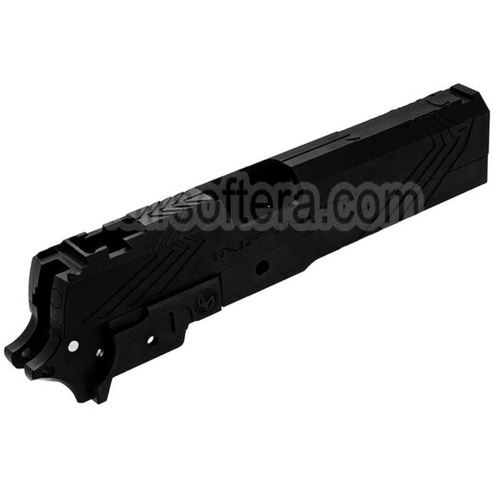 Tiger Soul CNC Aluminium INF Venom Milieu Châssis Glissière Set Convient pour Toyko Marui Hi-Capa Série GBB Pistolet Airsoft