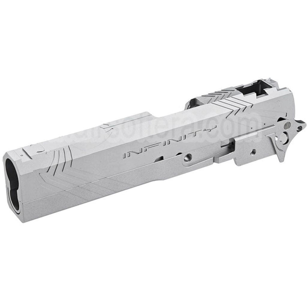 Tiger Soul CNC Aluminium INF Venom Milieu Châssis Glissière Set Convient pour Toyko Marui Hi-Capa Série GBB Pistolet Airsoft