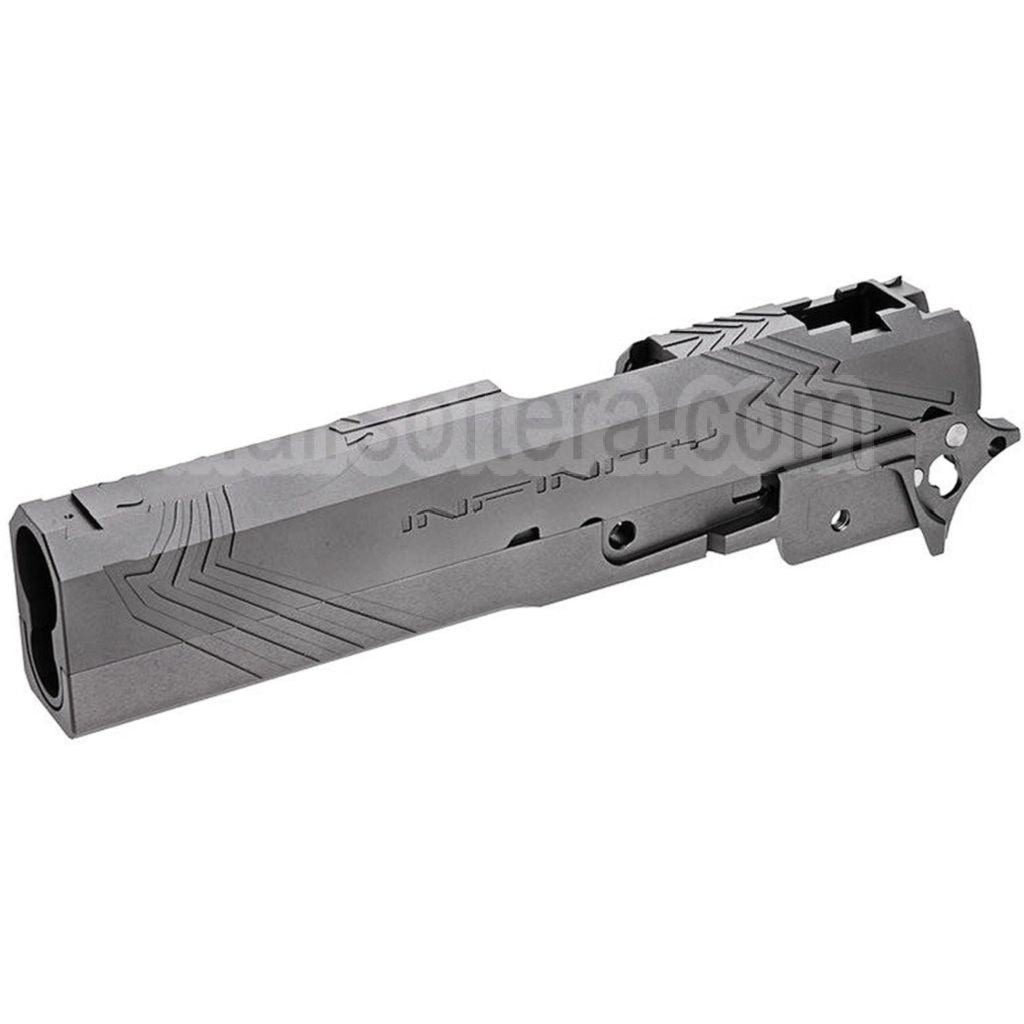 Tiger Soul CNC Aluminium INF Venom Milieu Châssis Glissière Set Convient pour Toyko Marui Hi-Capa Série GBB Pistolet Airsoft