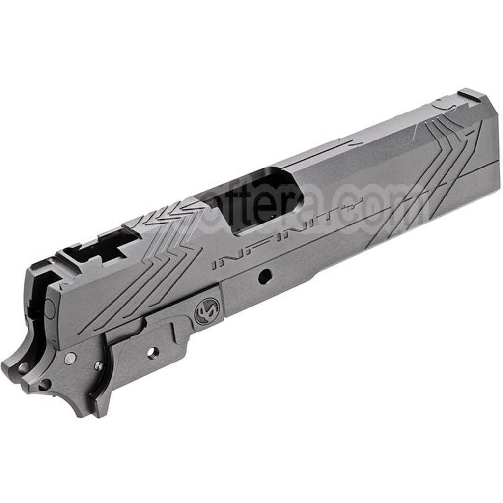 Tiger Soul CNC Aluminium INF Venom Milieu Châssis Glissière Set Convient pour Toyko Marui Hi-Capa Série GBB Pistolet Airsoft