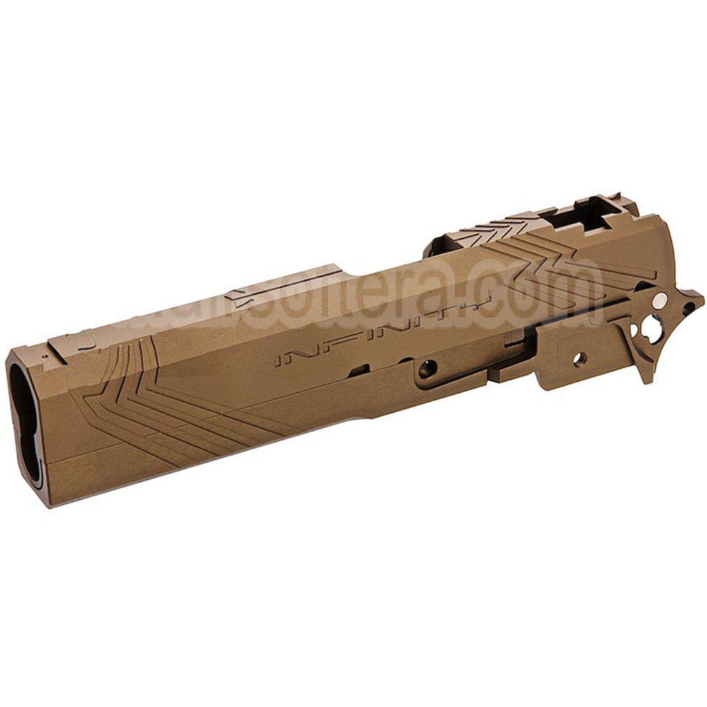 Tiger Soul CNC Aluminium INF Venom Milieu Châssis Glissière Set Convient pour Toyko Marui Hi-Capa Série GBB Pistolet Airsoft
