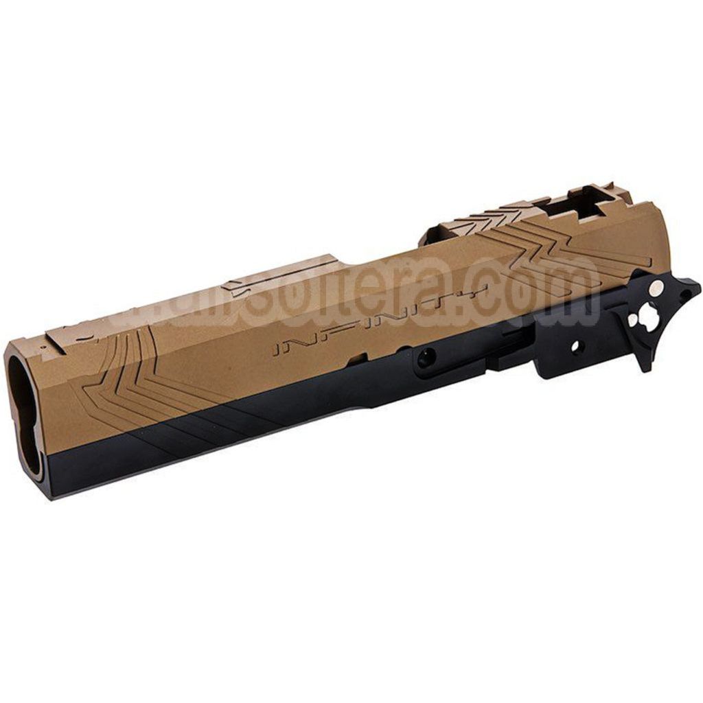 Tiger Soul CNC Aluminium INF Venom Milieu Châssis Glissière Set Convient pour Toyko Marui Hi-Capa Série GBB Pistolet Airsoft