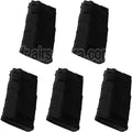 ARES 5 Pièces 130 Billes Mid-Cap Chargeur Convient pour ARES AR308 SR25 M110 Série AEG Fusil Airsoft