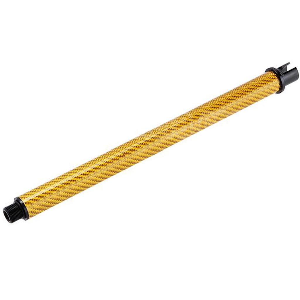 Dr. Black Léger Carbone Fiber 10.5 Pouces Canon Extérieur -14mm CCW sens antihoraire Convient pour Tokyo Marui M4 Série MWS GBB Fusil Airsoft