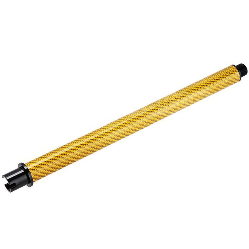 Dr. Black Léger Carbone Fiber 10.5 Pouces Canon Extérieur -14mm CCW sens antihoraire Convient pour Tokyo Marui M4 Série MWS GBB Fusil Airsoft