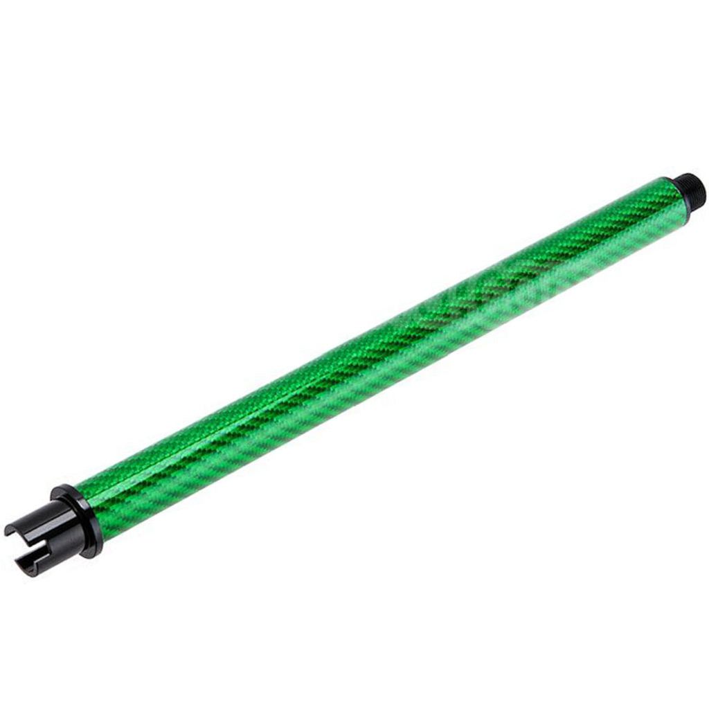 Dr. Black Léger Carbone Fiber 12 Pouces Canon Extérieur -14mm CCW sens antihoraire Convient pour Tokyo Marui M4 Série MWS GBB Fusil Airsoft