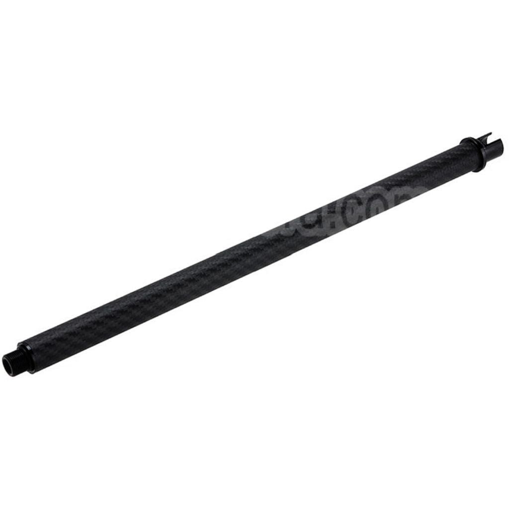 Dr. Black Léger Carbone Fiber 14 Pouces Canon Extérieur -14mm CCW sens antihoraire Convient pour Tokyo Marui M4 Série MWS GBB Fusil Airsoft