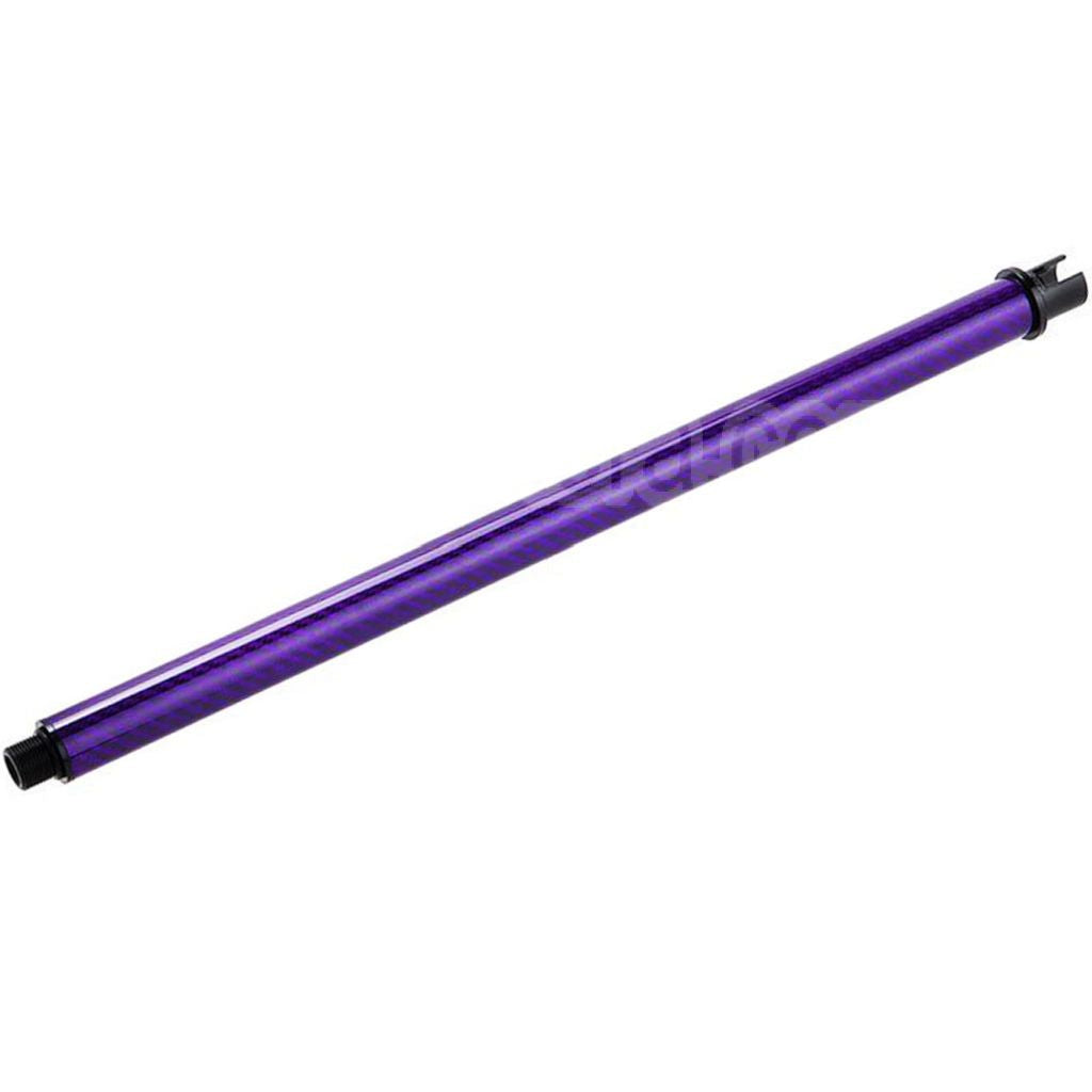 Dr. Black Léger Carbone Fiber 14 Pouces Canon Extérieur -14mm CCW sens antihoraire Convient pour Tokyo Marui M4 Série MWS GBB Fusil Airsoft