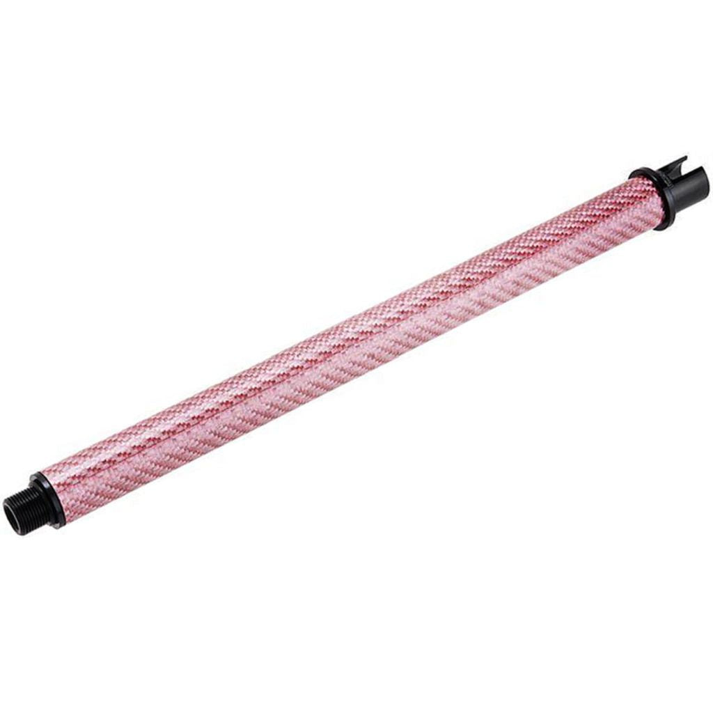 Dr. Black Léger Carbone Fiber 9 Pouces Canon Extérieur -14mm CCW sens antihoraire Convient pour Tokyo Marui M4 Série MWS GBB Fusil Airsoft