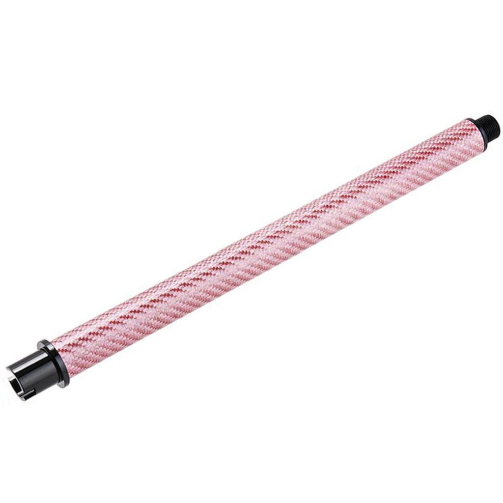 Dr. Black Léger Carbone Fiber 9 Pouces Canon Extérieur -14mm CCW sens antihoraire Convient pour Tokyo Marui M4 Série MWS GBB Fusil Airsoft