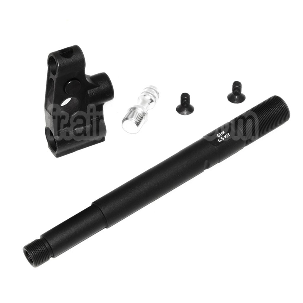 Dytac SLR Rifleworks ION Lite 165mm 6.5 Pouces Extended M-LOK Rail de Garde-Main Kit avec Canon Extérieur Convient pour GHK AK Série GBB Fusil Airsoft Noir