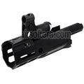 Dytac SLR Rifleworks 125mm 4.7 Pouces Light M-LOK Extended Rail de Garde-Main Kit avec Canon Extérieur Convient pour Tokyo Marui AKM Série GBB Fusil Airsoft Noir