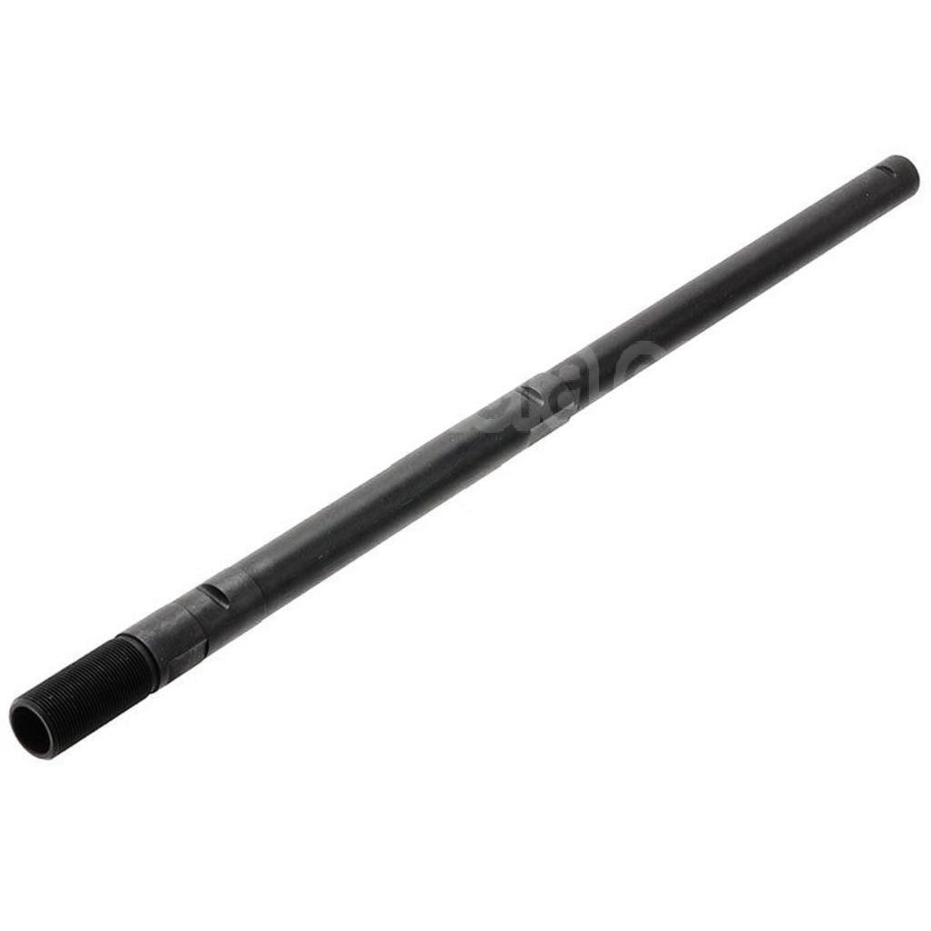 Hephaestus 385mm CNC Acier Canon Extérieur Convient pour GHK AKM AIMS AKMS Série GBB Fusil Airsoft Noir