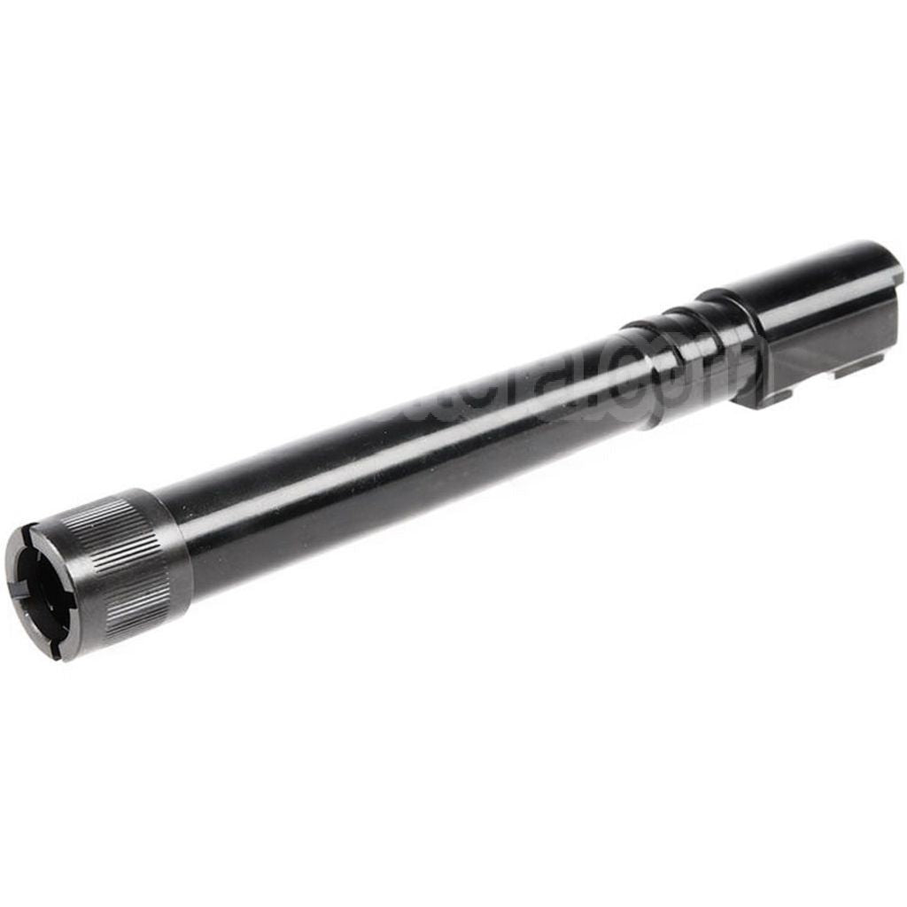 KJ Works Canon Extérieur avec Couvre-filet -14mm CCW sens antihoraire Fileté Convient pour ASG CZ Shadow 2 GBB Pistolet Airsoft