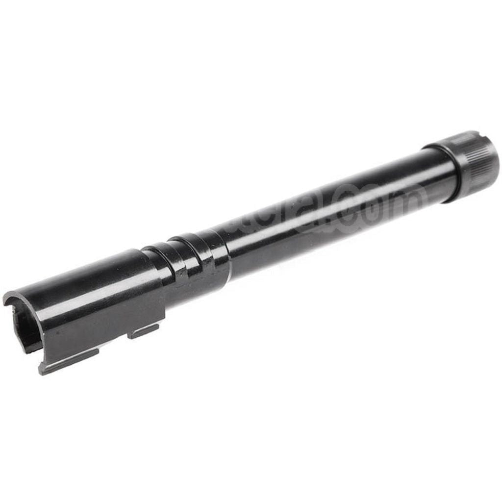 KJ Works Canon Extérieur avec Couvre-filet -14mm CCW sens antihoraire Fileté Convient pour ASG CZ Shadow 2 GBB Pistolet Airsoft