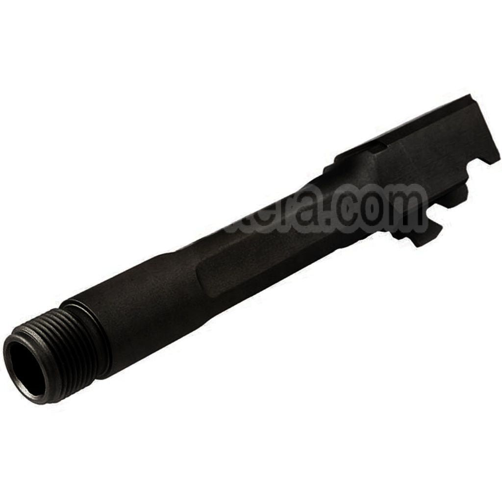 Pro Arms 110mm CNC Aluminum Canon Extérieur -14mm CCW sens antihoraire Fileté Convient pour Umarex VFC G19x G19 Gen4 G45 Série GBB Pistolet Airsoft