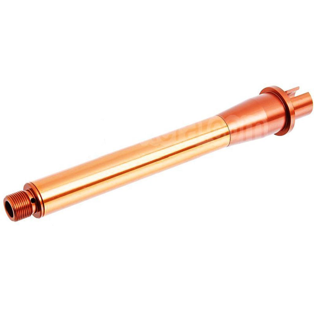 Revanchist Airsoft 7.5 Pouces Aluminium Canon Extérieur avec 0.5 Pouce Barrel Extension -14mm CCW sens antihoraire Convient pour Tokyo Marui M4 Série MWS GBB Fusil Airsoft