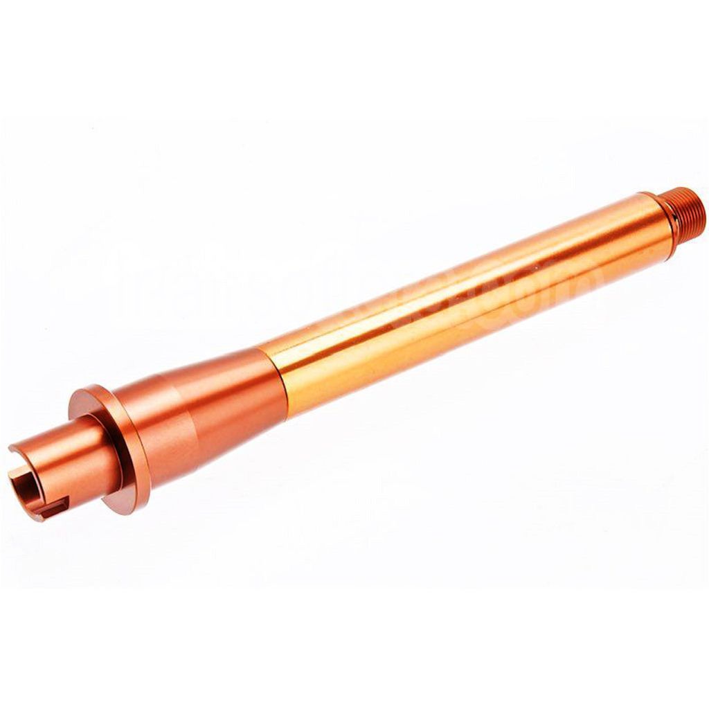Revanchist Airsoft 7.5 Pouces Aluminium Canon Extérieur avec 0.5 Pouce Barrel Extension -14mm CCW sens antihoraire Convient pour Tokyo Marui M4 Série MWS GBB Fusil Airsoft