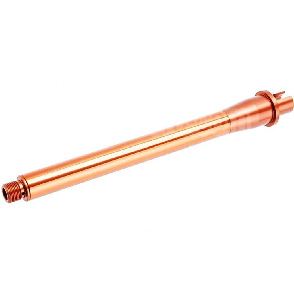 Revanchist Airsoft 9.5 Pouces Aluminium Canon Extérieur avec 0.5 Pouce Barrel Extension -14mm CCW sens antihoraire Convient pour Tokyo Marui M4 Série MWS GBB Fusil Airsoft