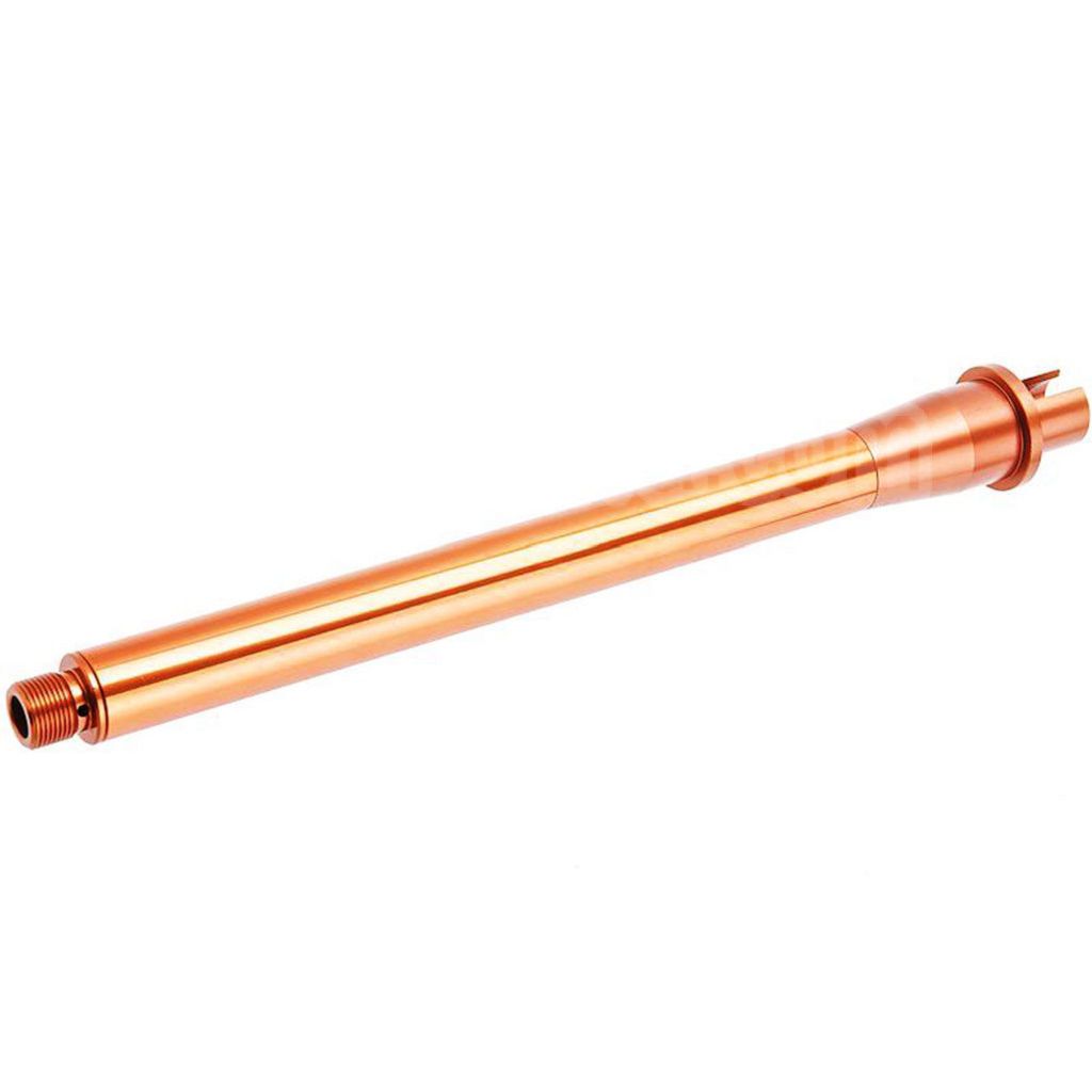 Revanchist Airsoft 10.3 Pouces Aluminium Canon Extérieur avec 0.5 Pouce Barrel Extension -14mm CCW sens antihoraire Convient pour Tokyo Marui M4 Série MWS GBB Fusil Airsoft