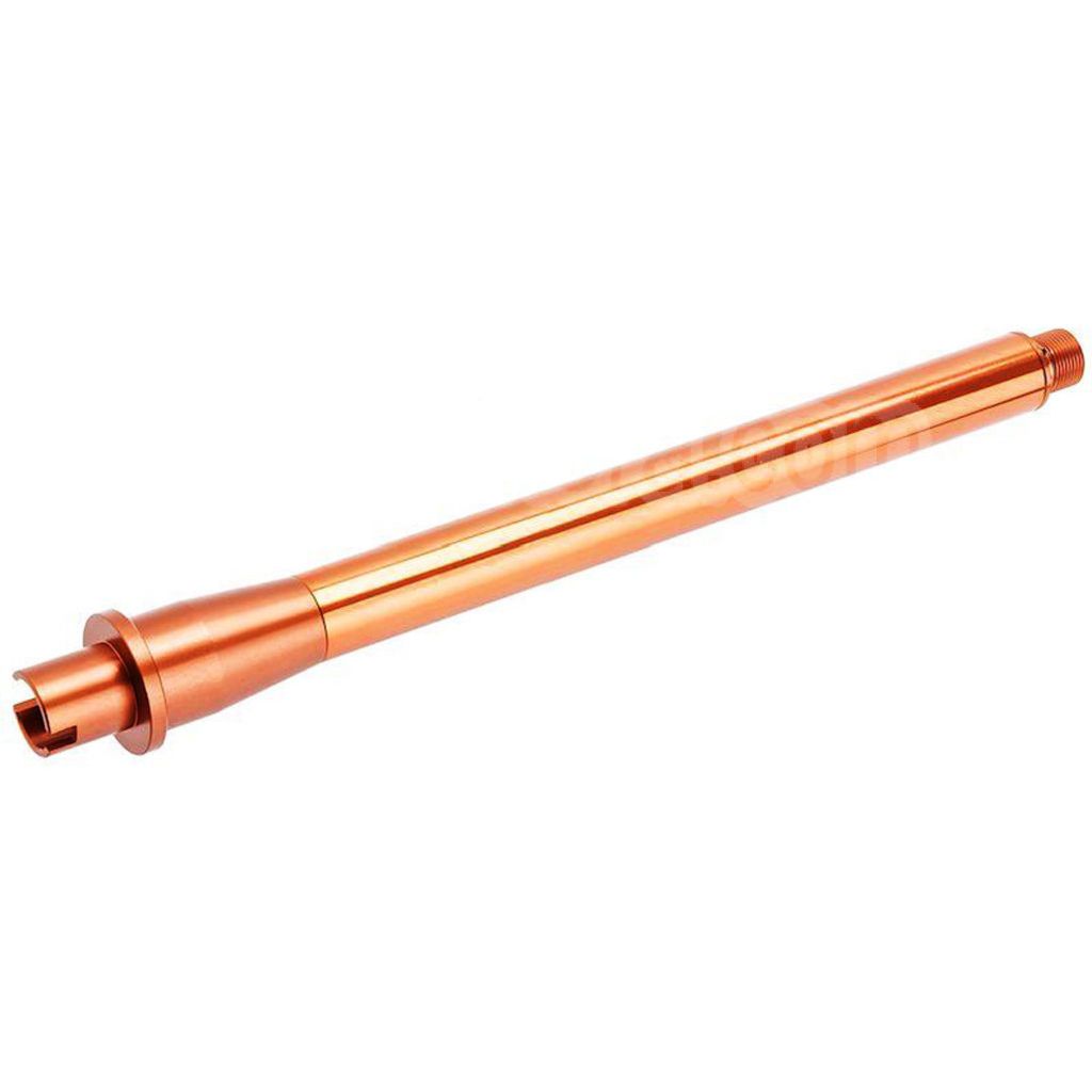 Revanchist Airsoft 10.3 Pouces Aluminium Canon Extérieur avec 0.5 Pouce Barrel Extension -14mm CCW sens antihoraire Convient pour Tokyo Marui M4 Série MWS GBB Fusil Airsoft