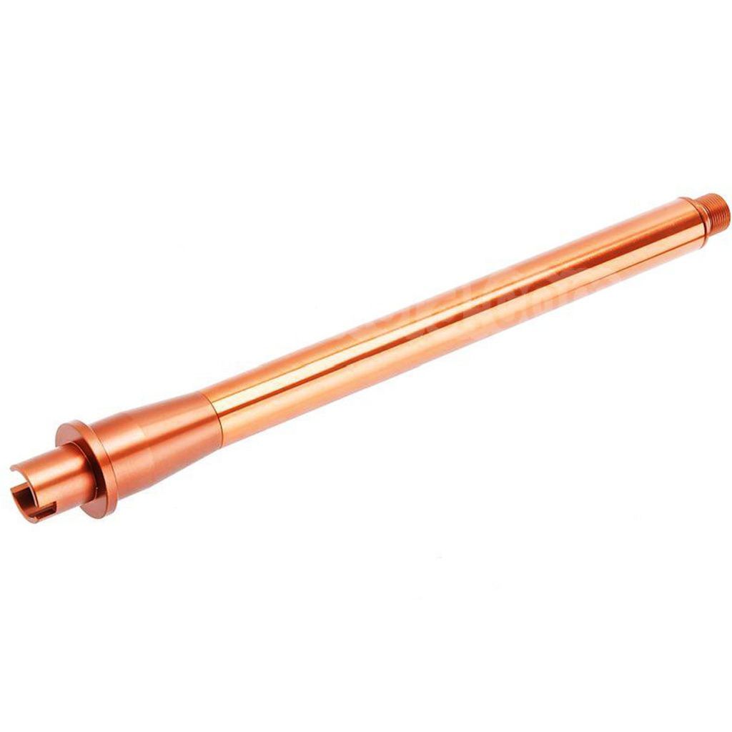 Revanchist Airsoft 10.5 Pouces Aluminium Canon Extérieur avec 0.5 Pouce Barrel Extension -14mm CCW sens antihoraire Convient pour Tokyo Marui M4 Série MWS GBB Fusil Airsoft