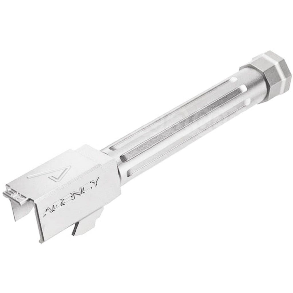 RWA Agency Arms CNC Aluminum Mid-Line Fileté Canon Extérieur -14mm CCW sens antihoraire Convient pour Umarex (VFC) G17 Gen3 Gen4 G18C / RWA Agency Arms EXA Série GBB Pistolet Airsoft
