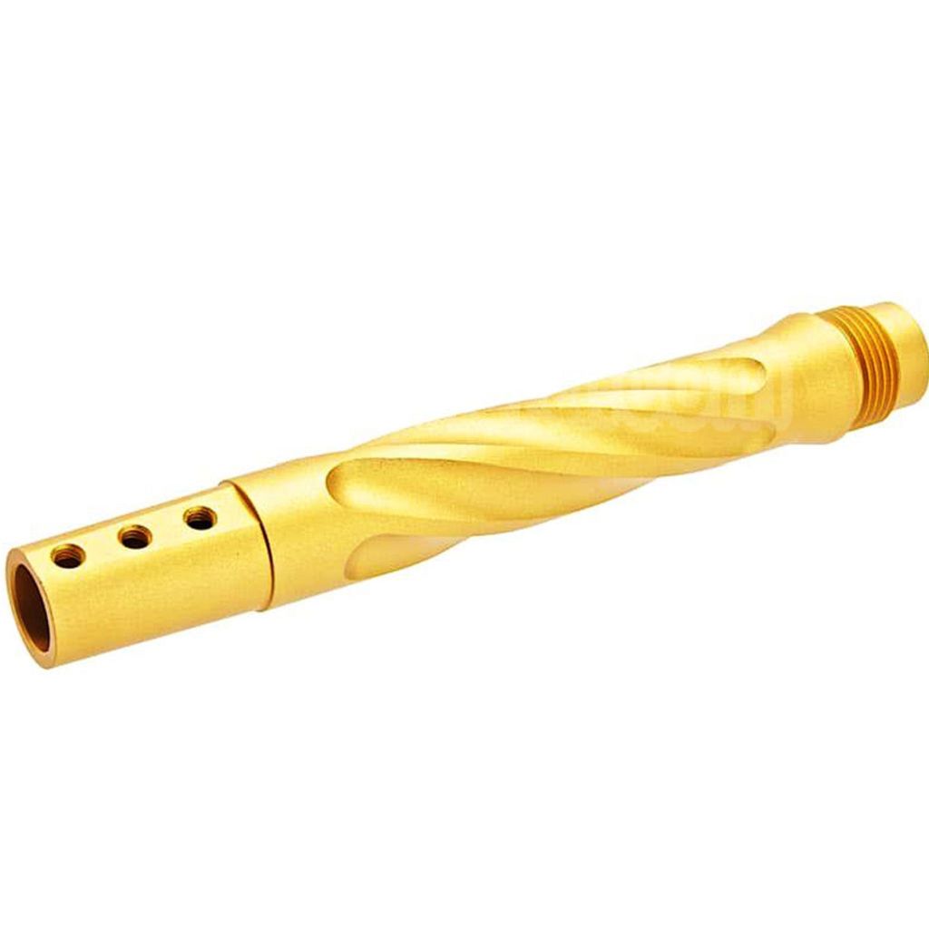 TTI Airsoft Twisted Spirale Fluted Canon Extérieur -14mm CCW sens antihoraire Convient pour TTI Airsoft TP22 Série GBB Pistolet