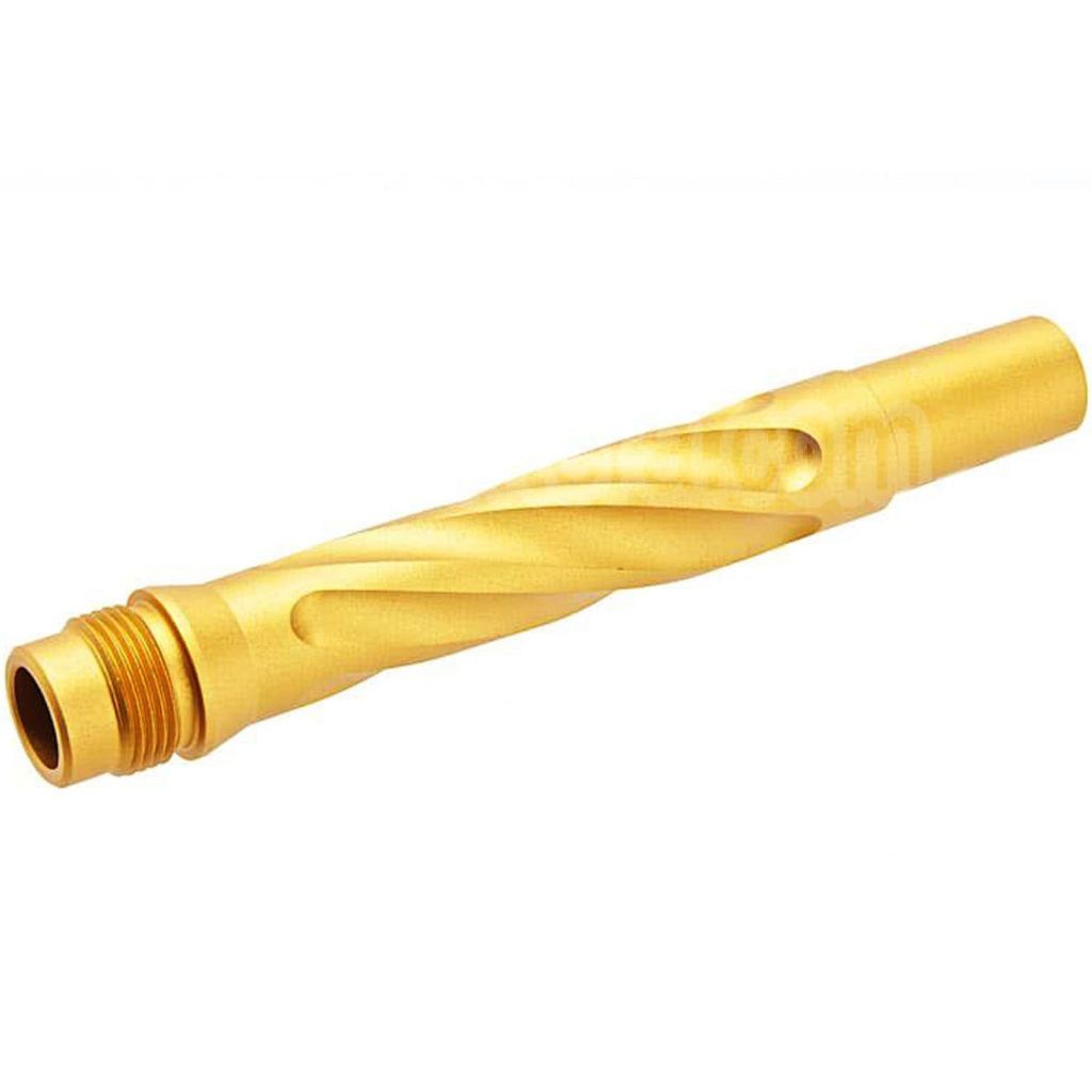 TTI Airsoft Twisted Spirale Fluted Canon Extérieur -14mm CCW sens antihoraire Convient pour TTI Airsoft TP22 Série GBB Pistolet