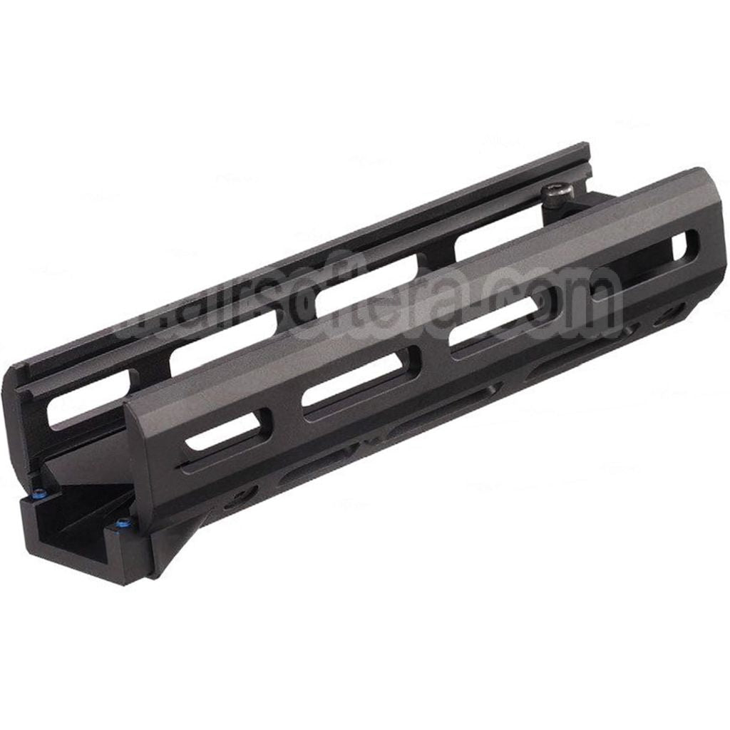Hephaestus 6.5 Pouces 160mm CNC Aluminium M-LOK Garde-Main Convient pour GHK LCT AKS-74U Série AEG GBB Fusil Airsoft Noir