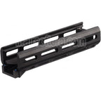 Hephaestus 6.5 Pouces 160mm CNC Aluminum M-LOK Garde-Main avec 20mm Railed Gaz Tube Convient pour GHK LCT AKS-74U Série AEG GBB Fusil Airsoft Noir