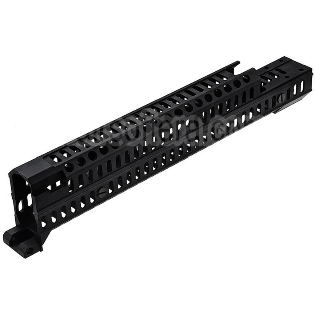 LCT 345mm Aluminium ZSPORT-12U Rail de Garde-Main Convient pour LCT LCK-12 LCK-15 LCK-19 ZK-12 ZK-12U AK12 Série AEG Fusil Airsoft Noir