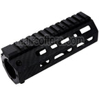 Revanchist Airsoft 145mm 5.5 Pouces Léger Carbone Fiber M-LOK Rail de Garde-Main Convient pour Tokyo Marui M4 Série MWS GBB Fusil Noir