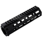 Revanchist Airsoft 180mm 7 Pouces Léger Carbone Fiber M-LOK Rail de Garde-Main Convient pour Tokyo Marui M4 Série MWS GBB Fusil Noir