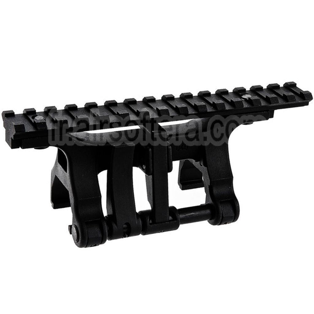 VFC Old School Picatinny Rail Claw Montage Convient pour Umarex (Elite Force) H&amp;K MP5 G3 HK53 Série GBB Fusil Airsoft Noir