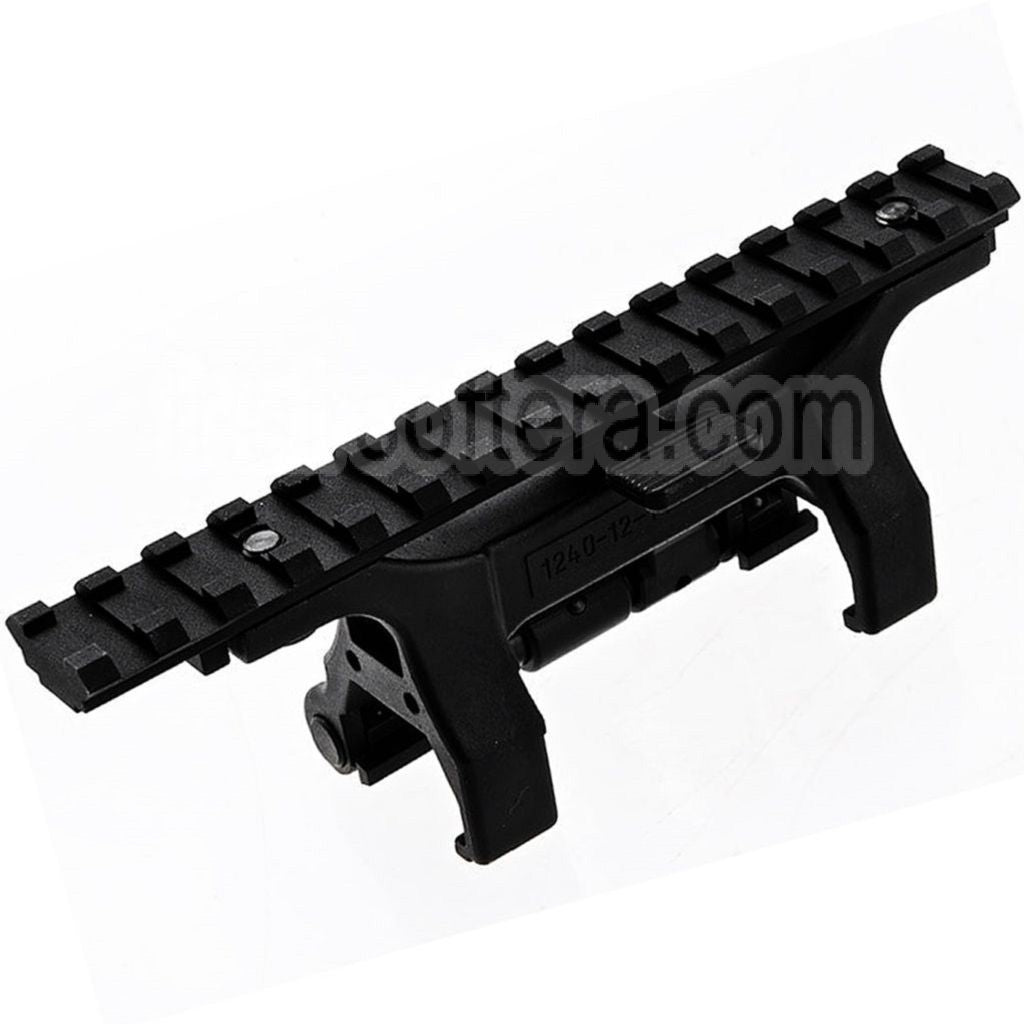 VFC Old School Picatinny Rail Claw Montage Convient pour Umarex (Elite Force) H&amp;K MP5 G3 HK53 Série GBB Fusil Airsoft Noir