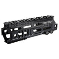 Z-Parts Aluminium 185mm 7 Pouces MK4 M-LOK Rail de Garde-Main avec Barrel Nut Convient pour Tokyo Marui M4 Série MWS GBB Fusil Airsoft Noir