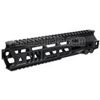 Z-Parts Aluminium 260mm 10 Pouces MK4 M-LOK Rail de Garde-Main avec Barrel Nut Convient pour Tokyo Marui M4 Série MWS GBB Fusil Airsoft Noir