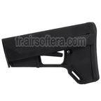 E&amp;C M Style ACS Rétractable Crosse Convient pour M4 Série AEG Fusils Airsoft Noir