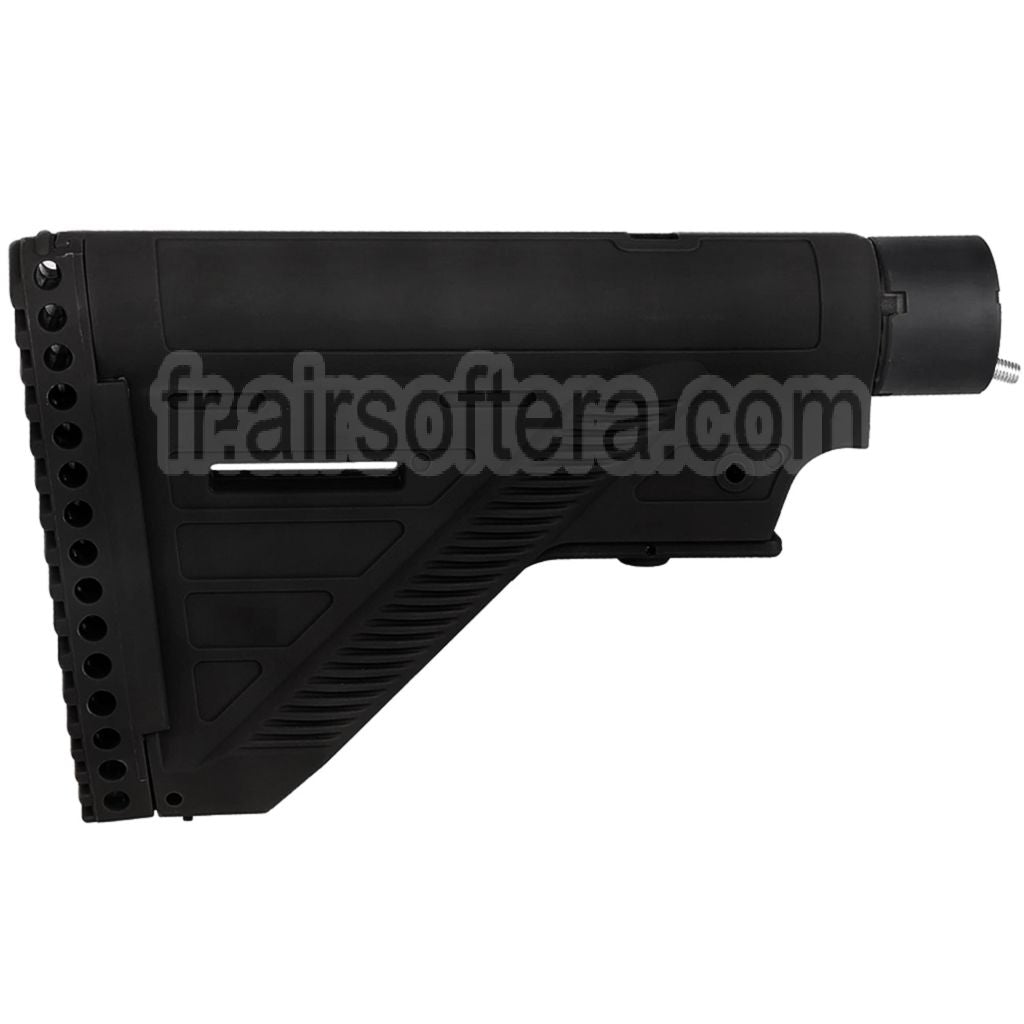 E&amp;C 416A5 Style Rétractable Crosse avec tube tampon Convient pour HK416 Série AEG Fusils Airsoft