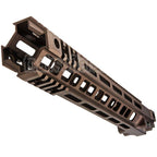 Z-Parts Aluminium 335mm 13 Pouces MK4 M-LOK Rail de Garde-Main avec Barrel Nut Convient pour Tokyo Marui M4 Série MWS GBB Fusil Airsoft Tan