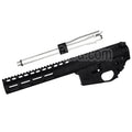 CYMA CGS Noveske N4 Boîtier NSR9 Rail de Garde-Main avec Canon Extérieur Convient pour CYMA CGS Tokyo Marui M4 Série MWS GBB Fusil Airsoft